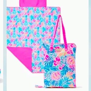 Lilly Pulitzer GWP beach Mat-Rainforest